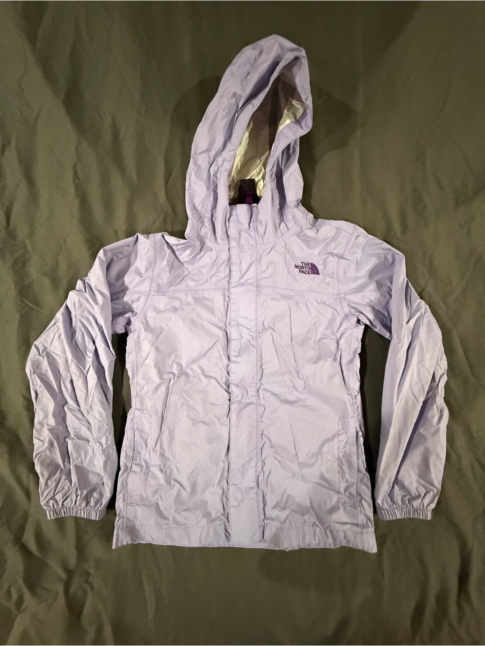 The North Face Kids Hooded Raincoat - Light Lavender